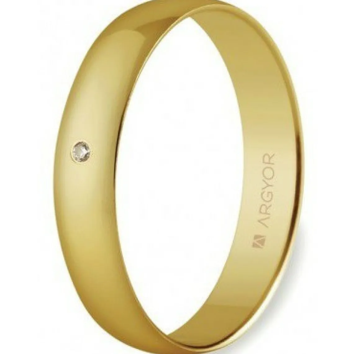 Argyor Alliance 50403D 4mm - Or 750/1000 | Femme Bague|Bague