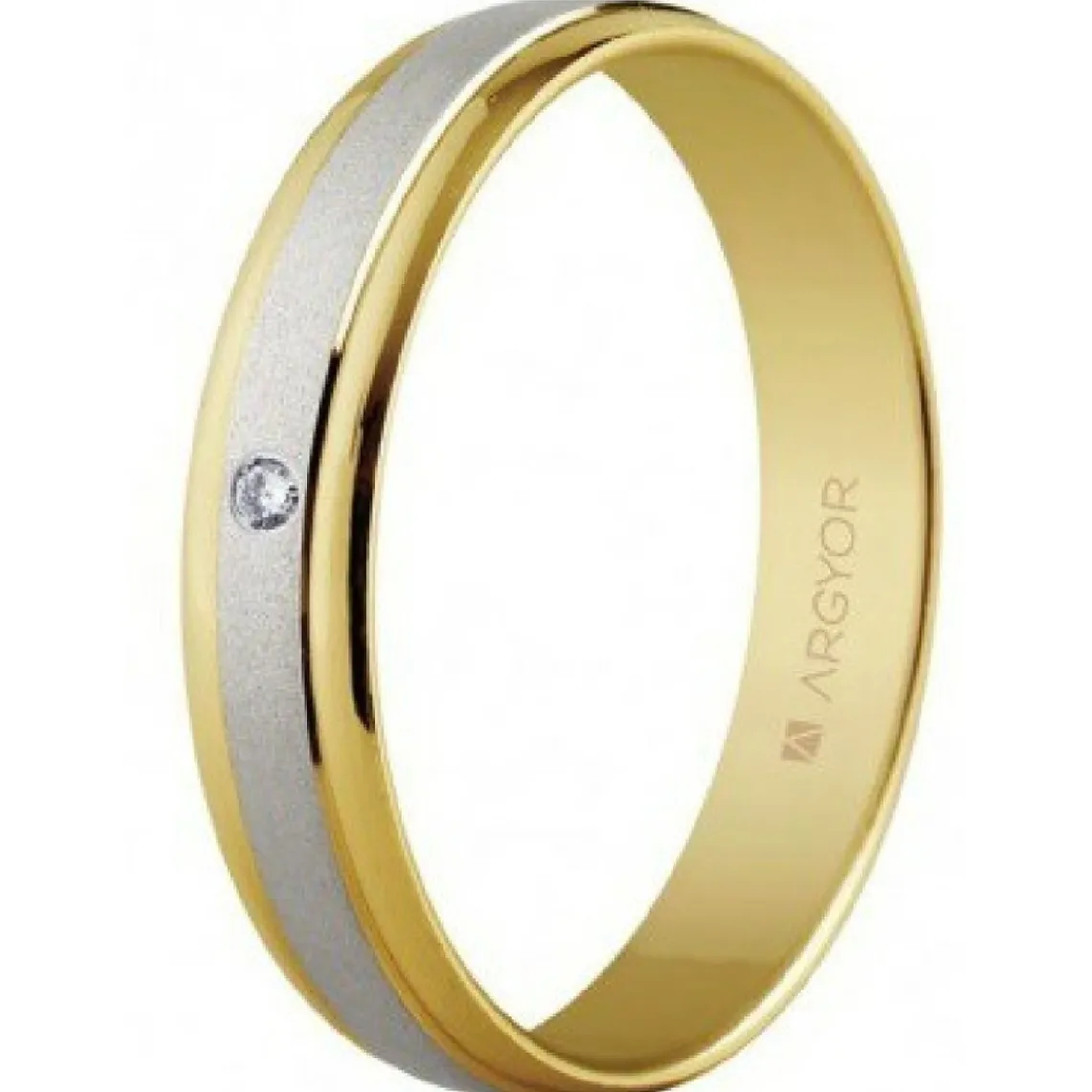 Argyor Alliance Mixte 5240108 4mm - Or 375/1000 | Femme Bague|Bague