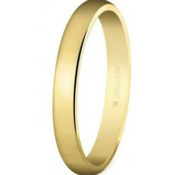 Argyor Alliance Mixte 50306 3mm - Or 750/1000 | Femme Bague|Bague
