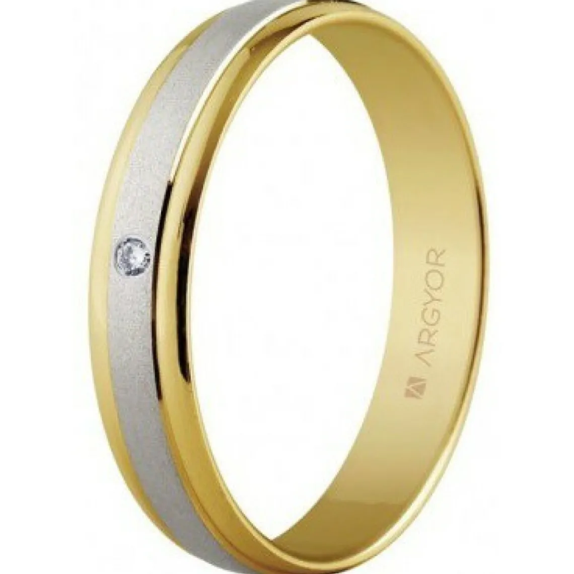 Argyor Alliance Mixte 5240101 4mm - Or 750/1000 | Femme Bague|Bague