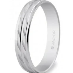 Argyor Alliance Mixte 5B40340 4mm - Or 375/1000 | Femme Bague|Bague