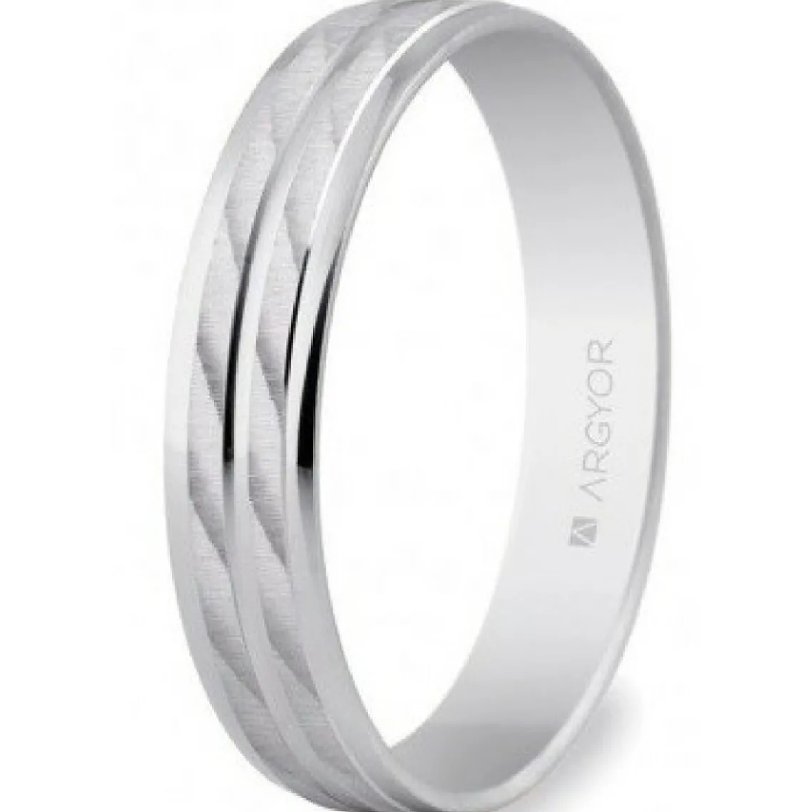 Argyor Alliance Mixte 5B40340 4mm - Or 375/1000 | Femme Bague|Bague