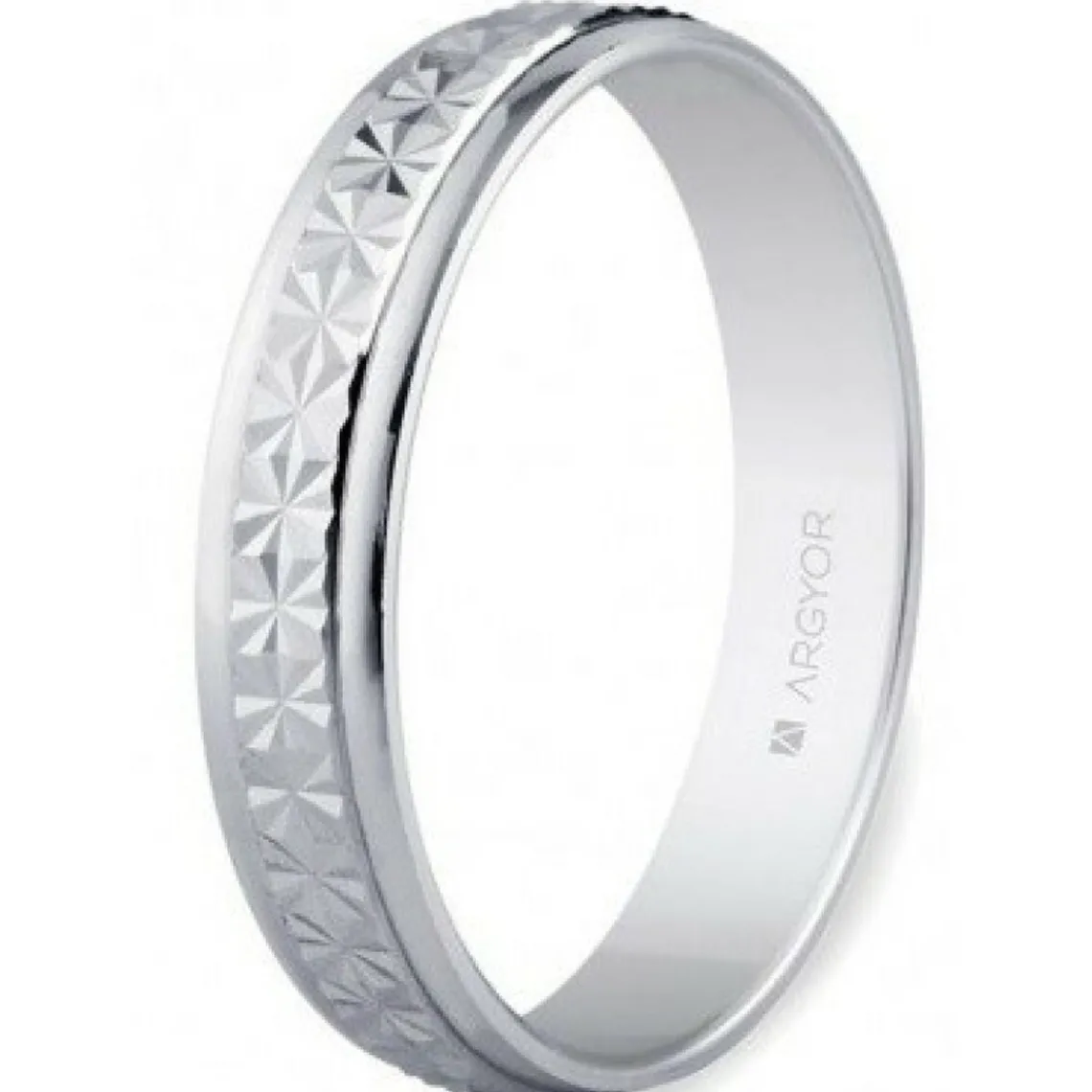 Argyor Alliance Mixte 5B40108 4mm - Or 375/1000 | Femme Bague|Bague