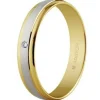 Argyor Alliance Mixte 5240044D - Or 375/1000 4mm | Femme Bague|Bague