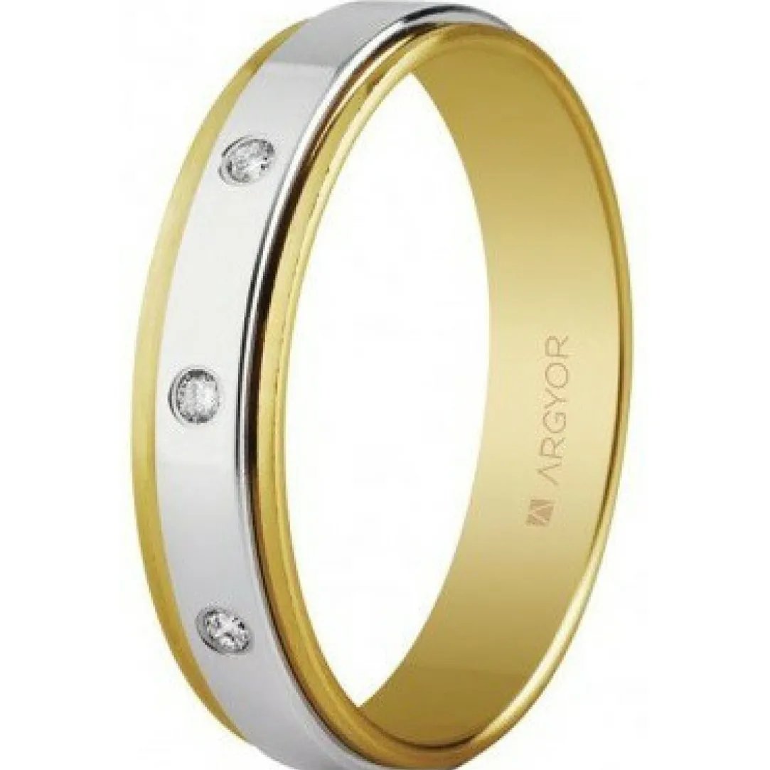 Argyor Alliance Femme 55523158 4.50mm - Or 375/1000 | Femme Bague