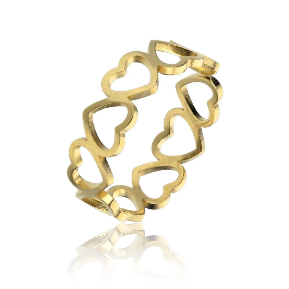 Emily Westwood Bijoux Alliance Femme Emily Westwood EWR23068G - Acier Doré | Femme Bague