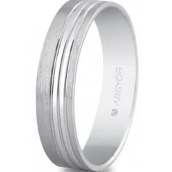 Argyor Alliance Homme 5750342 5mm - Alliance Argent 925/1000 | Homme Bague