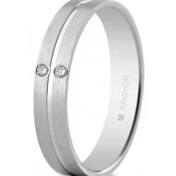 Argyor Alliance Mixte 554B2494 4mm - Or 750/1000 | Femme Bague|Bague