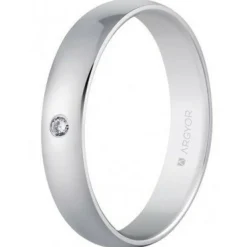 Argyor Alliance Mixte 554B1001 4mm - Or 375/1000 | Femme Bague|Bague