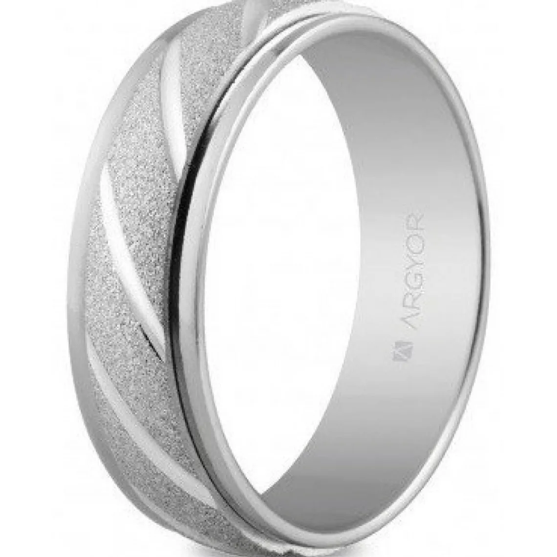 Argyor Alliance Mixte 5760136 6mm - Argent 925/1000 | Femme Bague|Bague