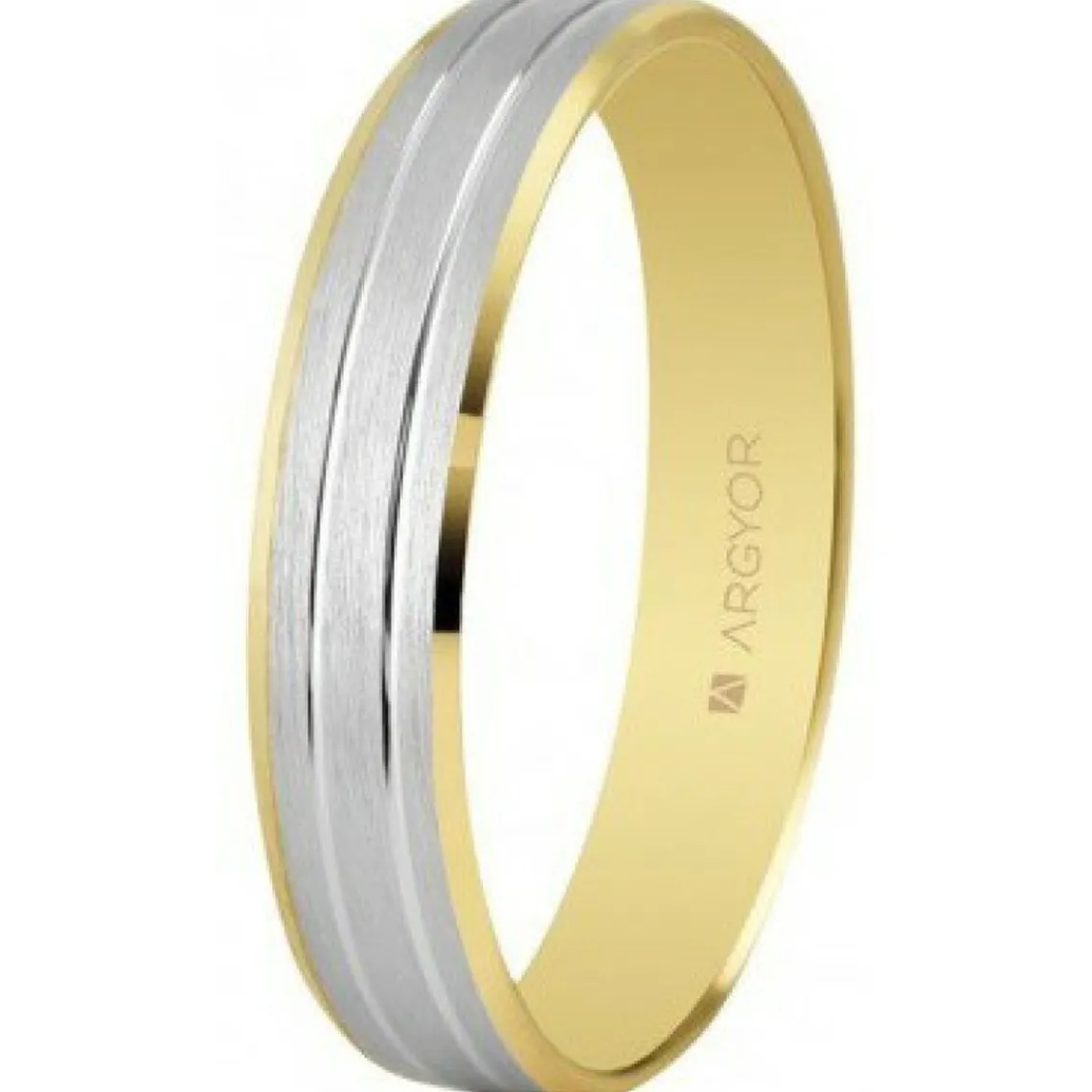 Argyor Alliance Mixte 5240436 4mm - Or 750/1000 | Femme Bague|Bague