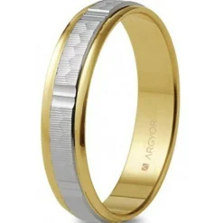 Argyor Alliance Mixte 5240311 4mm - Or 375/1000 | Femme Bague|Bague