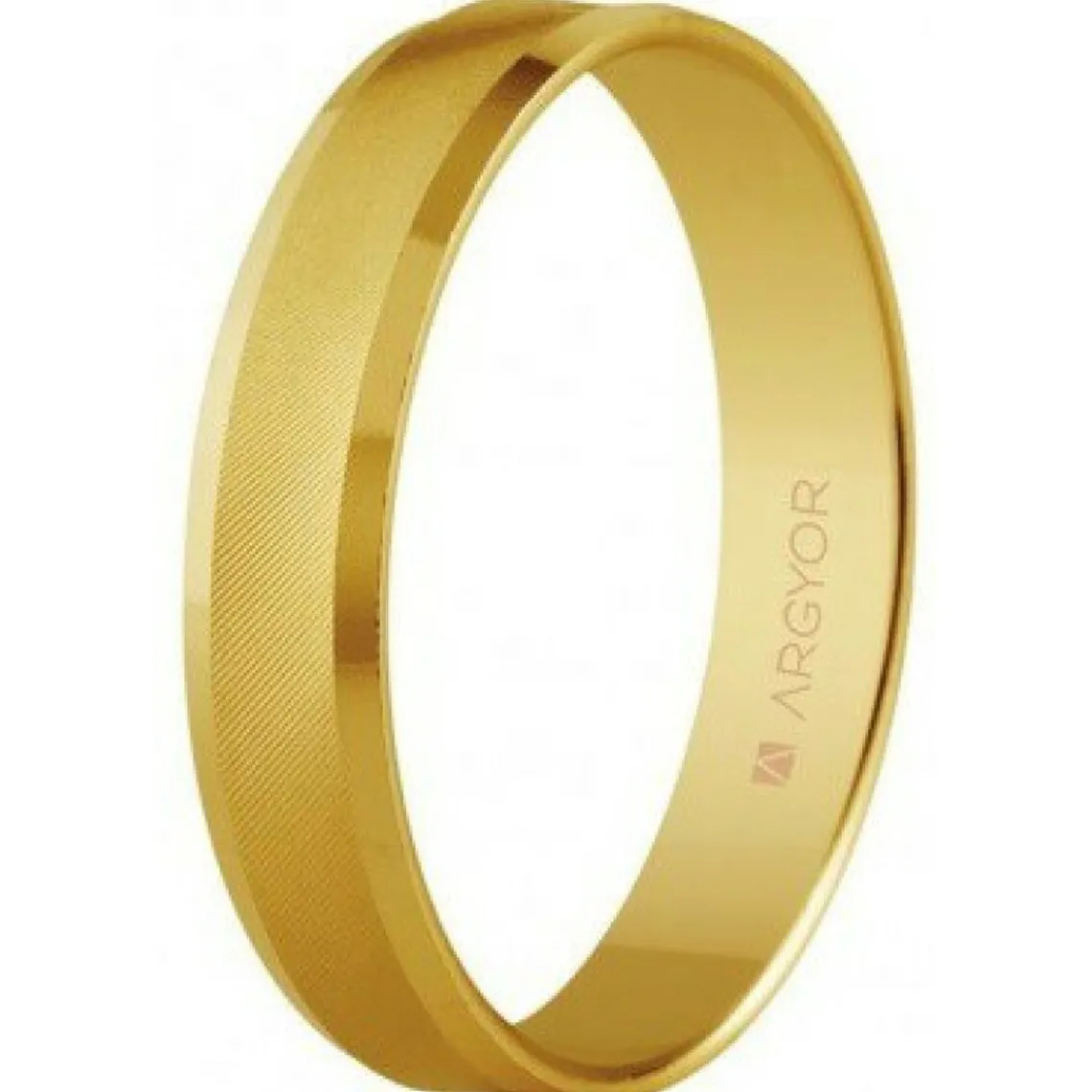 Argyor Alliance Mixte 5140308 4mm - Or 375/1000 | Femme Bague|Bague