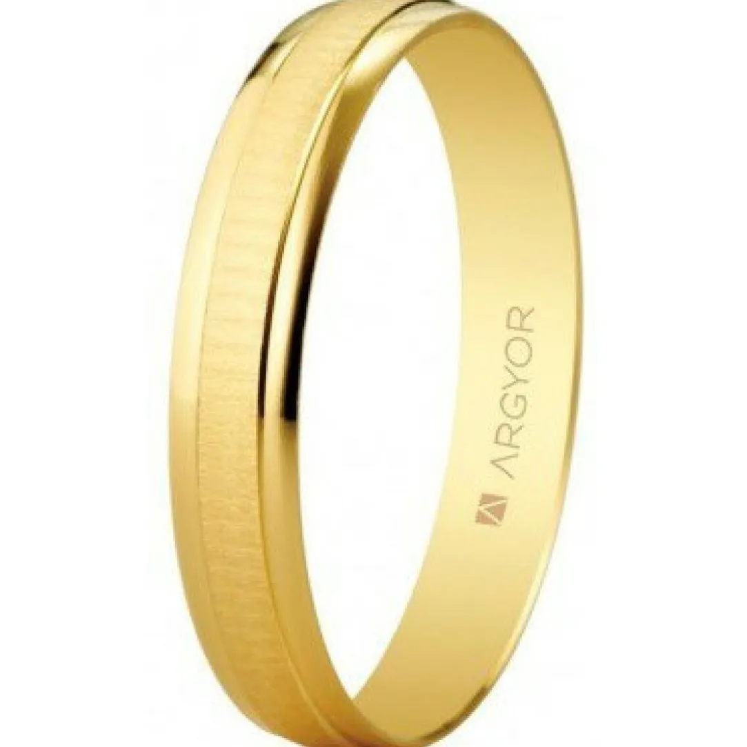 Argyor Alliance mixte 5135495 3.50mm - Or 375/1000 | Femme Bague|Bague