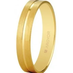 Argyor Alliance Mixte 5140494 4mm - Or 750/1000 | Femme Bague|Bague