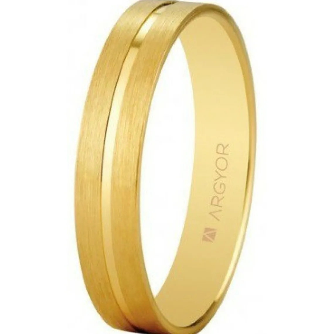 Argyor Alliance Mixte 5140494 4mm - Or 750/1000 | Femme Bague|Bague