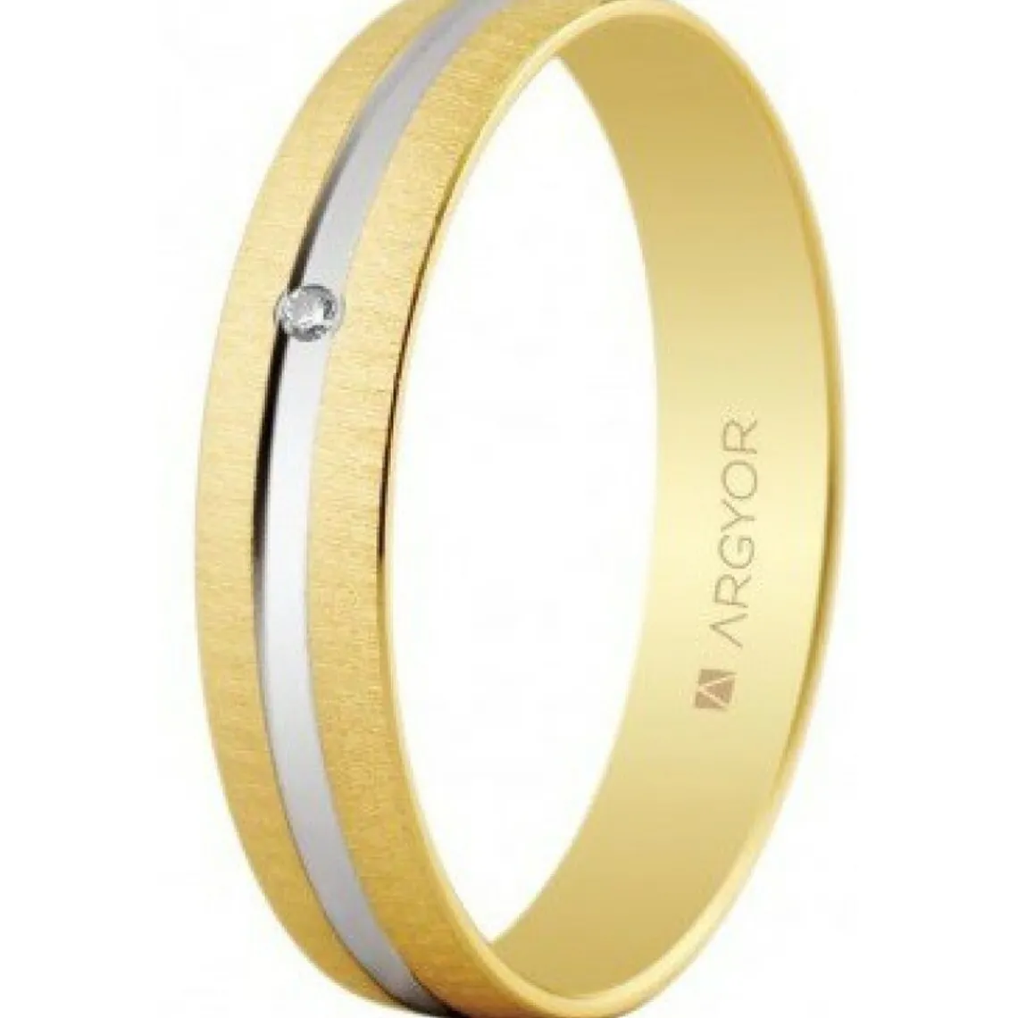 Argyor Alliance Mixte 5241474RD 4mm - Or 750/1000 | Femme Bague|Bague