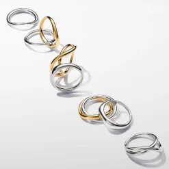 Pandora Anneau de Forme Organique Argent | Femme Bague