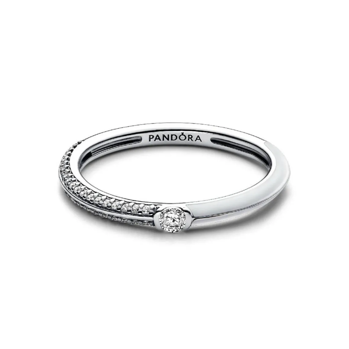 Pandora Anneau Double Blanc et Pavé ME | Femme Bague
