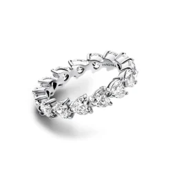 Pandora Anneau Farandole de Cœurs Éternité | Femme Bague