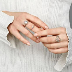 Pandora Anneau Timeless Scintillant Simple | Femme Bague