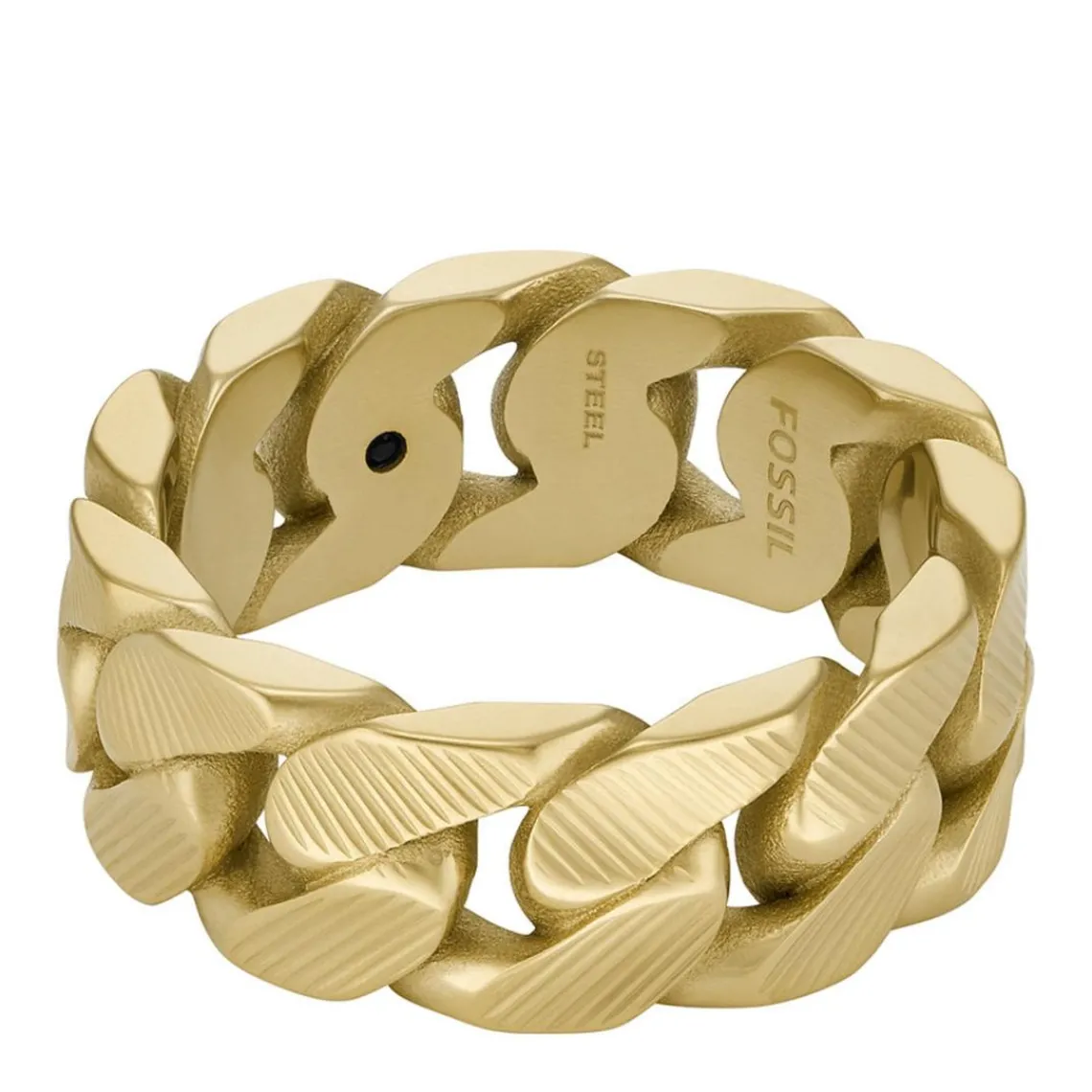 Fossil Bijoux Bague homme - JF04699710 - Acier Doré | Homme Bague