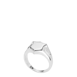 Fossil Bijoux bague homme Shield - JF04347040 Acier Argent | Homme Bague
