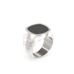 Guess Bijoux Bague homme Inscription - JUMR04402JWST Acier Argent | Homme Bague