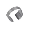 Les Georgettes Bague GEORGETTES FOR MEN 703333435000 - Verticale Acier Noir 12 MM Homme | Homme Bague