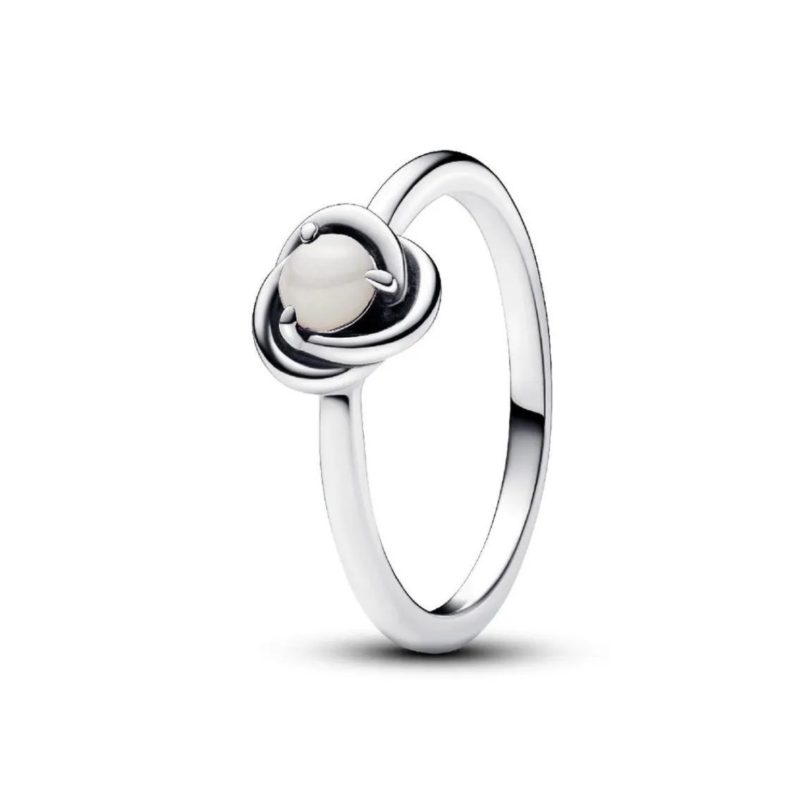 Pandora Bague Cercles de l’Éternité Blanche | Femme Bague