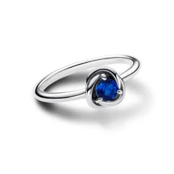 Pandora Bague Cercles de l’Éternité Bleue | Femme Bague