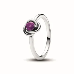 Pandora Bague Cercles de l’Éternité violet | Femme Bague