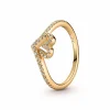Pandora Bague Chevron & Coeur Timeless | Femme Bague