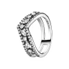 Pandora Bague Chevron Double Marquise Scintillante Timeless | Femme Bague