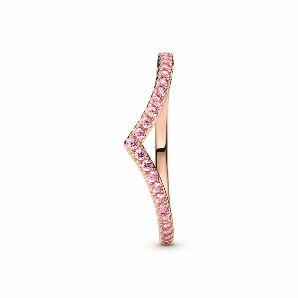 Pandora Bague Chevron rose Timeless | Femme Bague