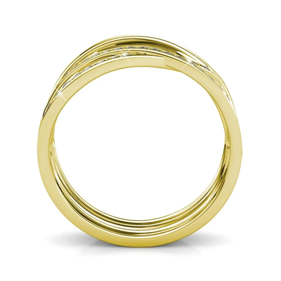 MYC-Paris Bague Criss Cross Or | Femme Bague
