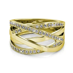 MYC-Paris Bague Criss Cross Or | Femme Bague