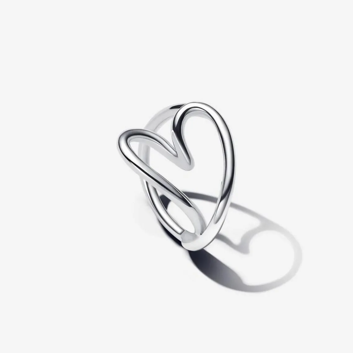 Pandora Bague Cœur Organique Argent | Femme Bague