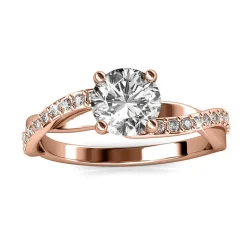 MYC-Paris Bague Eleanor Or Rose | Femme Bague