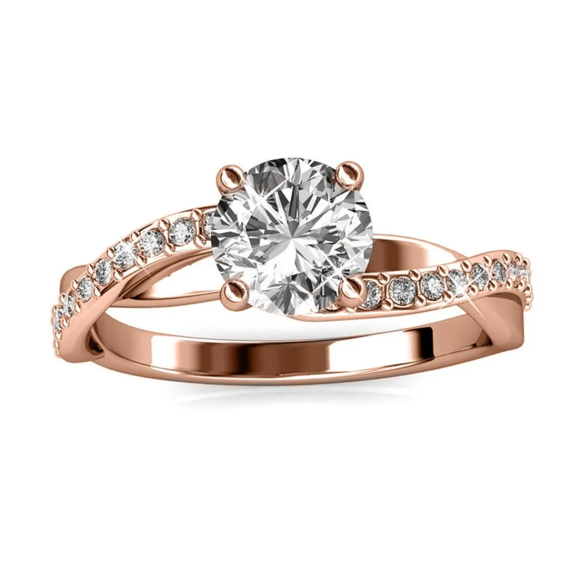 MYC-Paris Bague Eleanor Or Rose | Femme Bague