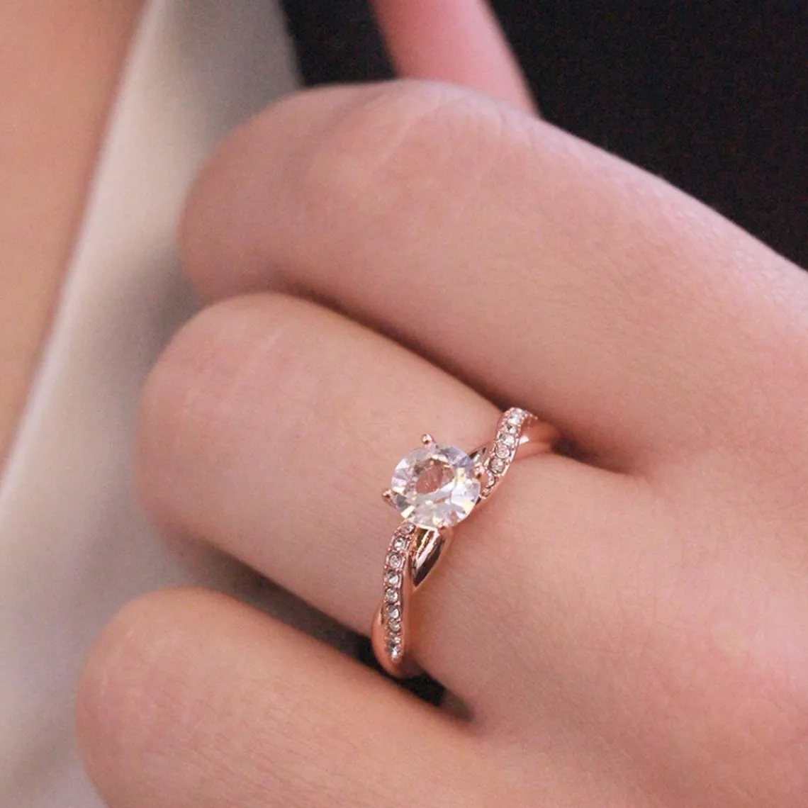 MYC-Paris Bague Eleanor Or Rose | Femme Bague