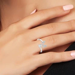 Athème Bague Femme - B2804-M Métal Argent | Femme Bague
