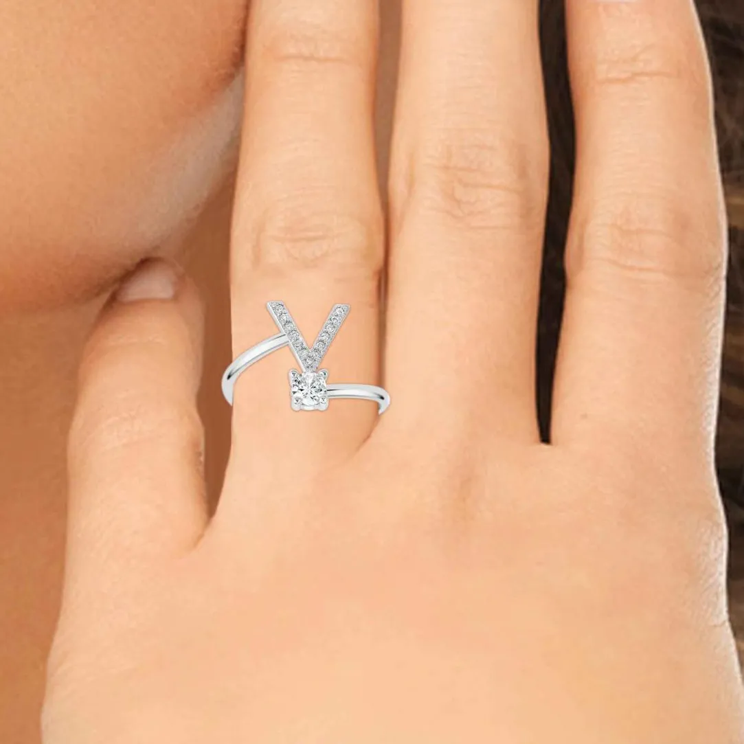 Athème Bague Femme - B2804-V Métal Argent | Femme Bague