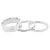 Calvin Klein Bijoux Bague femme Ck Trio - 35000794 Acier Argent | Femme Bague
