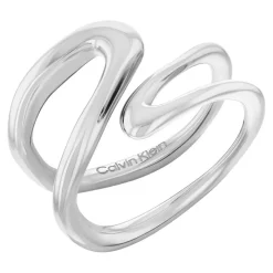 Calvin Klein Bijoux Bague femme Ck Statement Links - 35000751 Acier Argent | Femme Bague