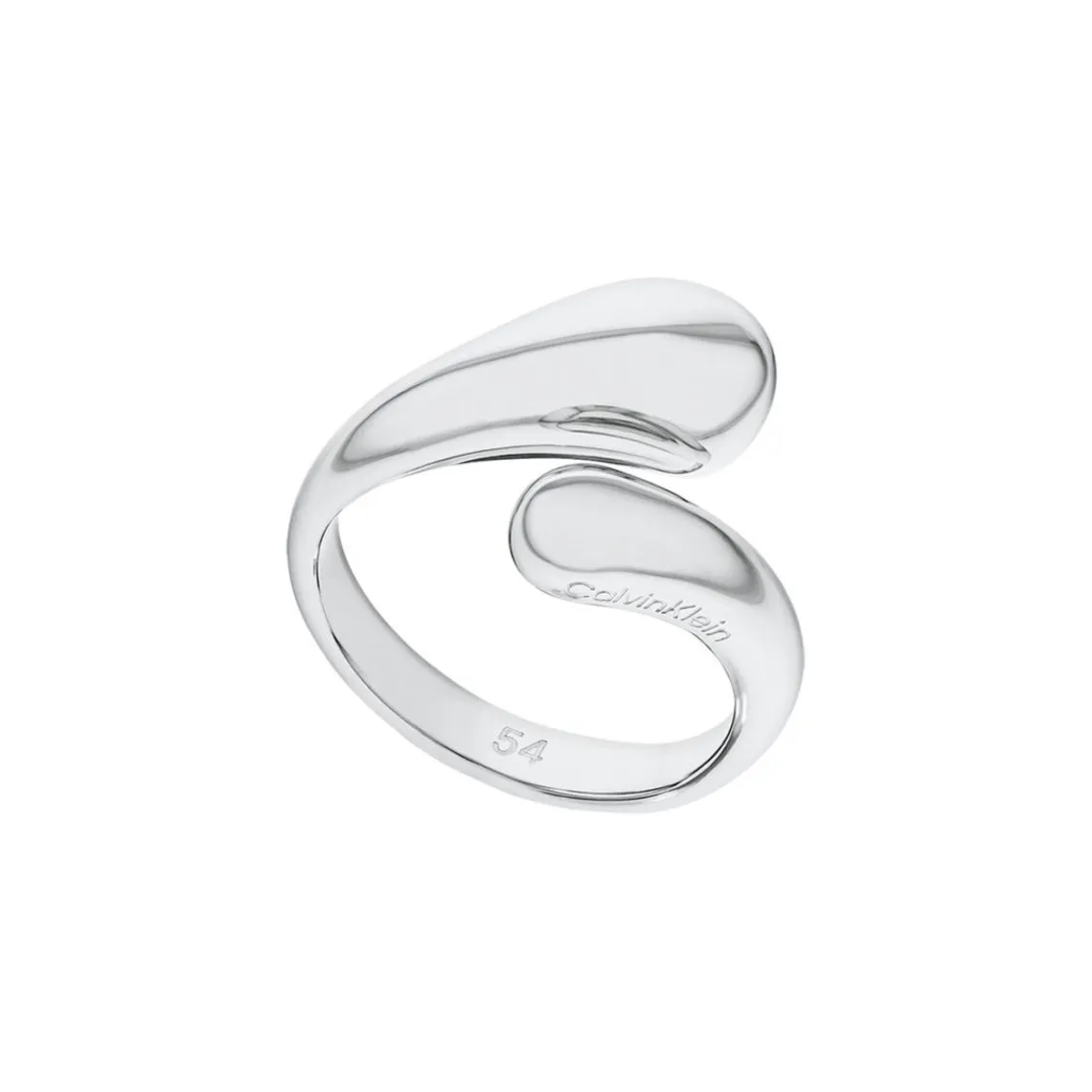 Calvin Klein Bijoux Bague femme Calvin Klein Sculptured Drops - 35000192 Acier Argent | Femme Bague