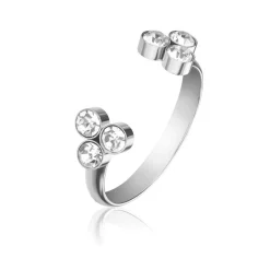Emily Westwood Bijoux Bague Femme Emily Westwood WR1015S - Acier Argent | Femme Bague