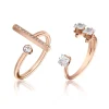 Emily Westwood Bijoux Bague Femme Emily Westwood WS111R - Acier Doré rose | Femme Bague