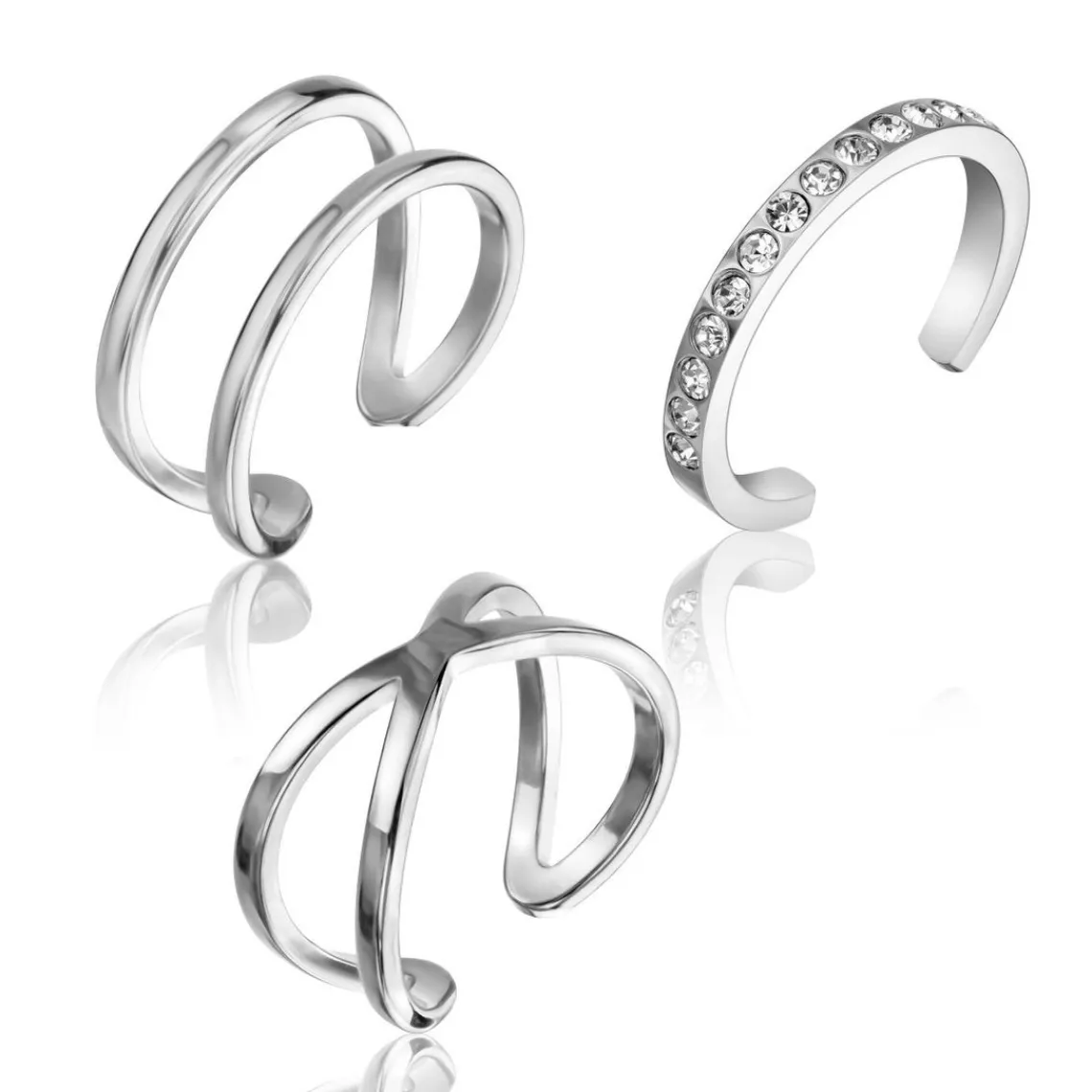 Emily Westwood Bijoux Bague Femme Emily Westwood WS054S - Acier Argent | Femme Bague