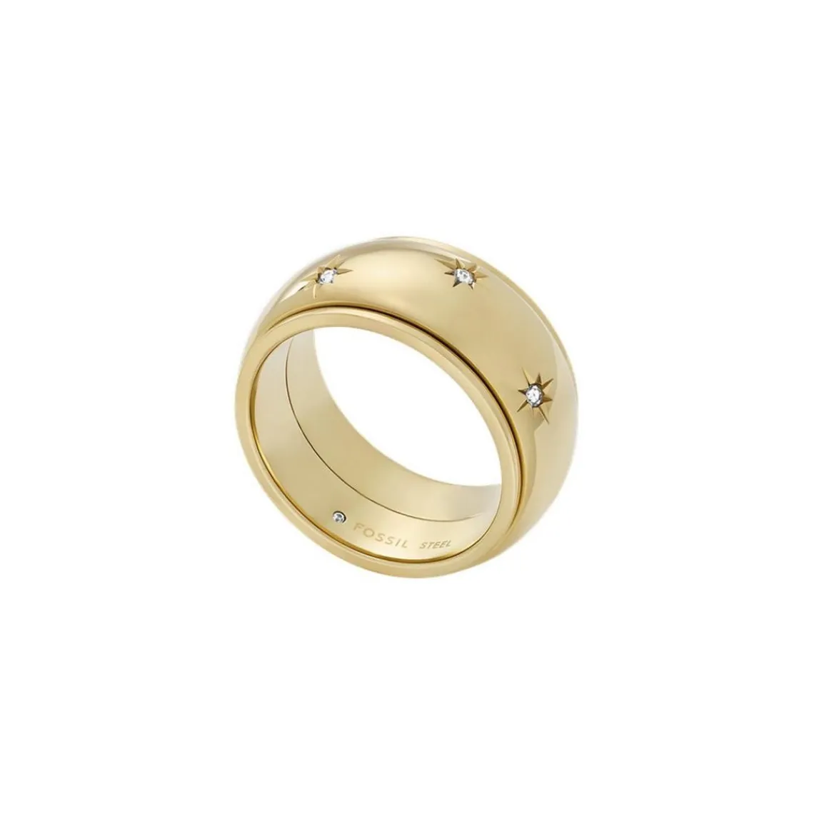 Fossil Bijoux Bague femme Acier Classique Sadie - JF04835710 Acier inoxydable | Femme Bague